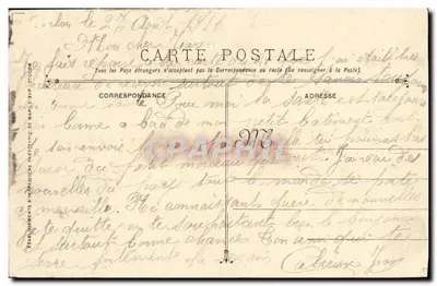 Francia - Cacciatorpediniere da 23500 tonnellate — Marina Militare Francese — Guerra 1914-15-16 — Verso
