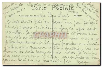Il transatlantico « France » — in rotta per New-York — Compagnia Generale Transatlantique — ND. Fot. — n° 557 — Verso