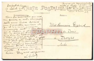 Rochefort-sur-Mer — Le "Friant" descendant la Charente — Éditeur Préclouque, n° 205 — Verso