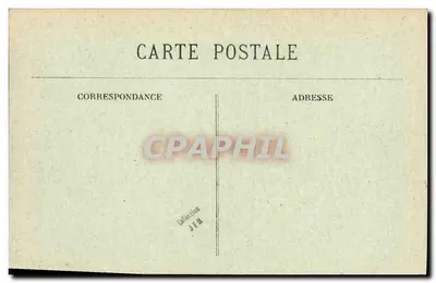 Cuirassé « GAULOIS » — statek wojenny francuski — kolekcja J.R.M. — Rewers