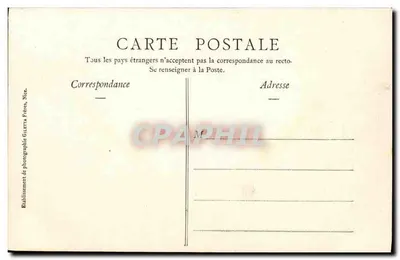 Le Gaulois, slagschip — Artistieke collectie n°3204 — Uitgave Giletta, fot., Nizza. — Achterkant