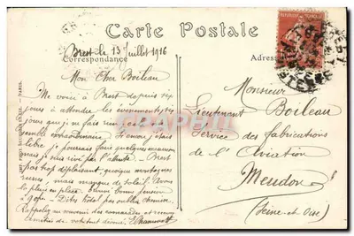 Brest — L'Arrière-Port. « La Gloire », Kruiser-panzerschip — ND. Fot. n°214 — Achterkant
