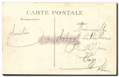 Le Havre — Cuirassado "Gloire" — Editor E.P.D. — Verso