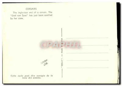 Le "Graf von Spee" — fin sans gloire d’un corsaire — S.A.F.A.R.A. No 34789 — Rewers