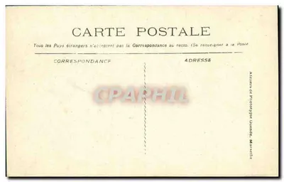 O "IÉNA" — encouraçado da Marinha Militar Francesa — Atelier de Phototypie Luanda, Marrocos — Verso