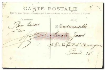Bateau de guerre français IENA — Explosion du 12 Mars 1907 — Éditeur : Marine Française, n° 370 — Rewers