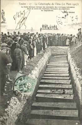 Toulon - 17 - La Catastrophe de l'élena (12 Mars 1907) — Cliché Giraud