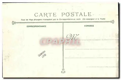 Cruiser de Esquadra Iéna após a explosão do 12 de Março de 1907 — (O forte central) — (Lototype Marins Bar — Toulon). — Verso