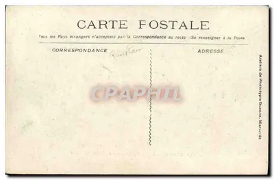 Catastrophe du "Iéna" — Dans l'Attente du Défilé — Atelier de Phototypie Guenne, Marseille — Verso