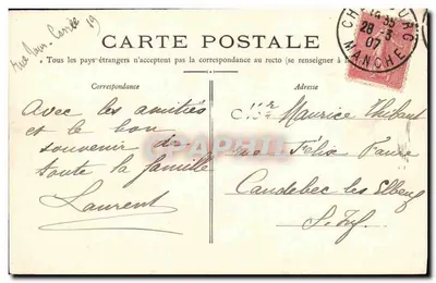 Bateau de guerre IÉNA — Explosion du 12 Mars 1907 — Éditeur inconnu, n° 370 — Verso