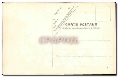 Le Jauréguiberry — cruzador da Marinha Francesa — Y.P. Paris No. 13 — Verso