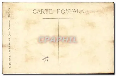 Cuirassé Jean-Bart — Toulon — A. Dubois — Rewers
