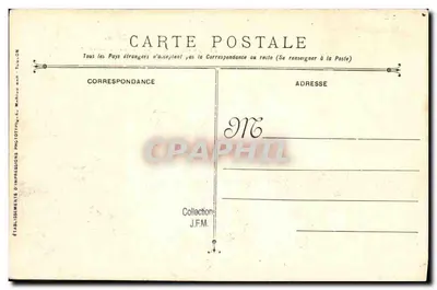 Jules Ferry — Cruiser de blindados — Marinha Militar Francesa — Editor J.F.M. — Verso
