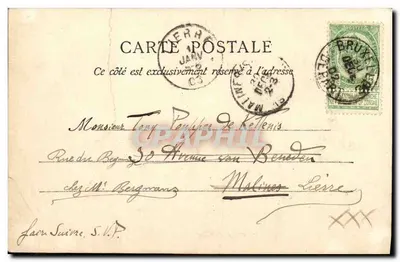 Le « Jurien-de-la-Gravière » croiseur de 1ʳᵉ classe — éditeur B.G. n° 761 — Verso