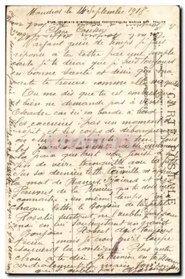 Justice — Cuirassé d'escadre à tourelles — Éditeur : États Généraux d’Impressions Phototypiques Marius Bar, Toulon — Verso