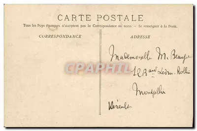 O "Koreëtz" — Canhoneira da Marinha Imperial Russa, primeiro tiro da Guerra Russo-Japonesa — A. Bougault, n°428 — Verso