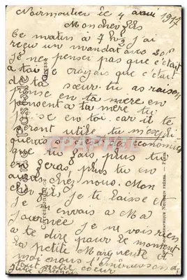 Il Cacciatorpediniere « LEON-GAMBETTA », affondato nell'Adriatico (aprile 1915) — ND. Fot. — n° 207 — Verso