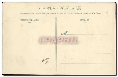 St-NAZAIRE — O Cuirassé de 1er rang Liberté construído nos Chantiers e Ateliers da Loire — Coleção Delaveau — Verso