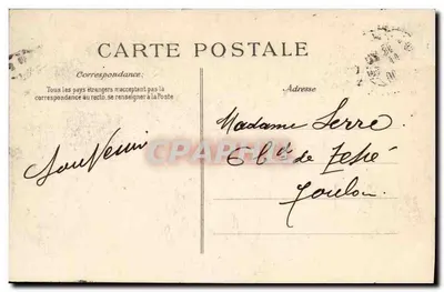 Catastrophe de la "Liberté" - Les obsèques - La Délégation des Matelots Anglais — Verso
