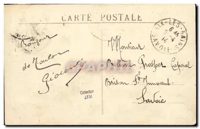 Toulon — Catastrophe de La Liberté, 25 Septembre 1911 — Édition Cyprien, Toulon — Verso