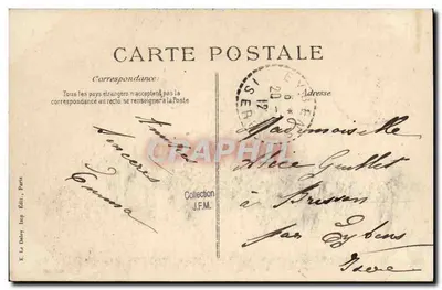 Katastrofa "Liberté" — Zgubione części — Wydawca E. Le Deley, Paryż, numer serii nieczytelny — Rewers