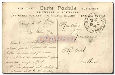Ramp van de slagschip La Liberté — 25 september 1911 — ND Phot. — Achterkant