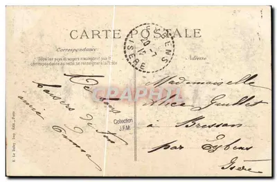Cacciatorpediniere "Libertà" — distrutto in rada di Tolone il 25 settembre 1911 — Editore E. Le Taley, Parigi, n° 1976 — Verso