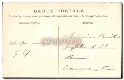 Le Formidable — Cruizer da Marinha Francesa — Edição Maison Bault, Chantilly — Verso