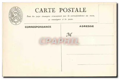 O Cruzeiro "Foch" — ilustração marítima — E. Chambretent et Cie - Paris — Verso