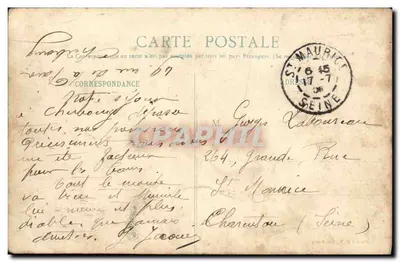Cherbourg - Het tegenmijnenbootje Flamberge — Collectie P. B., Cherbourg — Achterkant