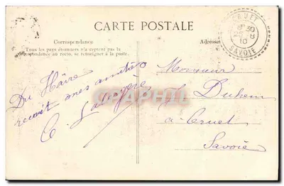Le Havre — Pałacowiec 'La Provence' — Wyd. Barriaux — Rewers