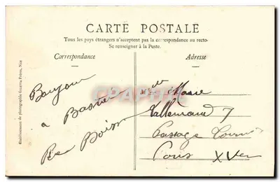 Marceau, slagschip — Artistieke collectie — Uitgave Giletta, fot., Nice, n° 3202 — Achterkant