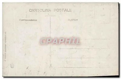 R.N. Napoli — navio de guerra italiano — Edição Pucci-Spezia, n° 3355 — Verso