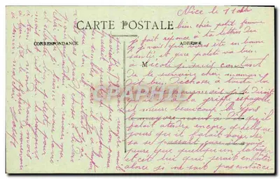A "Navarre" — Navio-Hospital Francês de Primeira Classe em Rota para a França — Editor H. Grimaud, Marselha — Verso
