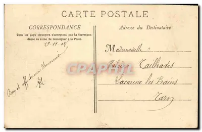 Il "Nicolas 1er" — Cacciabombarda russo catturato dai Giapponesi, stretto di Corea — A. Bougault n°416 — Verso