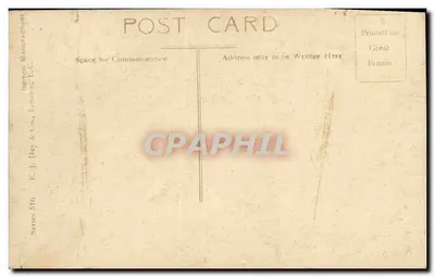 H.M.S. "Orion" — croiseur de la Royal Navy — éditeur E. J. Hey & Co., série 516 — Verso