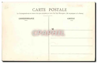 A « Patrie », Couraçado de 15.000 toneladas, sob o pavilhão do Almirante Germinet (1907-1909) — A. Bougault, n° 497 — Verso