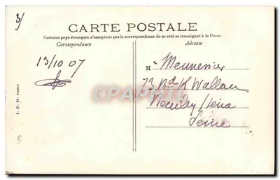 Marinha — "Patrice", Couraçado de Esquadra — Edição de Arte Pl. d'Armes, Toulon, n°127 — Verso