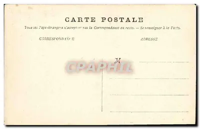 Le Pothuau — Navio de guerra francês — Cliché G. B. P. n°15 — Verso