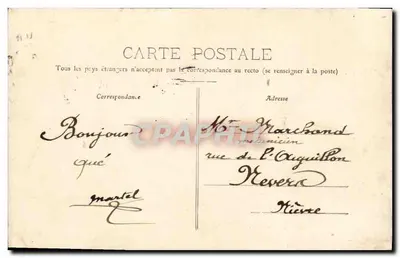 El "Pothuau", Crucero torpedero — A. Bougault, n°531 — Reverso