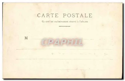 Pothuau, Cruiser-Couraçado de 1º Grau — Edição Levet e Cie, Toulon, n°207 — Verso