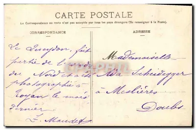 Le Queydon — Cruiser blindado — A. Bougault, n° 533 — Verso