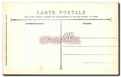 Cuirassé République — Marina Militar Francesa — Guerra 1914-15-16-17 — Reverso