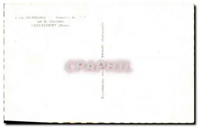 Le Richelieu — Mała skala 1:12 — autor M. Chevrolet, TAILLECOURT (Doubs) — Rewers