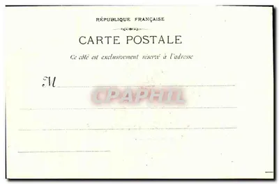 Le Saint-Louis — Croiseur de la Marine Militaire Française — Phototypie Bar-Toulon, n°58 — Verso