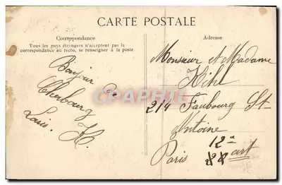 Cherbourg - De "Saint-Louis" en de "Vendémiaire" — marinetoef - Uitgever E.P.D. — Achterkant