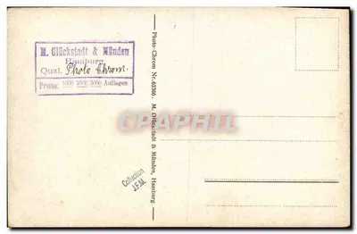 Sonderburg — Bateau da guerra — Foto Chrom Nr. 62366, M. Glückstadt & Münden, Hamburg — Verso