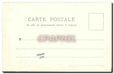 Le Suffren — Cuirassé à tourelles ayant à sa tourelle sa plaque de revêtement — A. Bougault n°502 — Verso