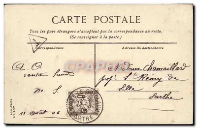 Marine française. Le Suffren, cuirassé de 1ère classe — L.V. — éditeur L.V. (L.V. Photo) — Verso