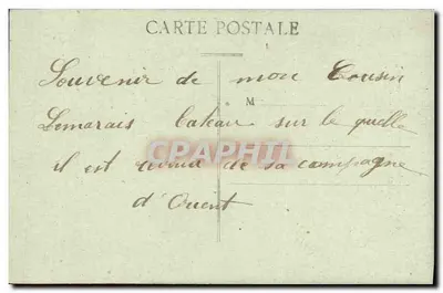 TCHIHATCHOFF — Cruzeiro auxiliar russo de primeiro escalão — Imp. Grimaud Fils et Cie, 54, Rue Marenod, Marseille — Verso